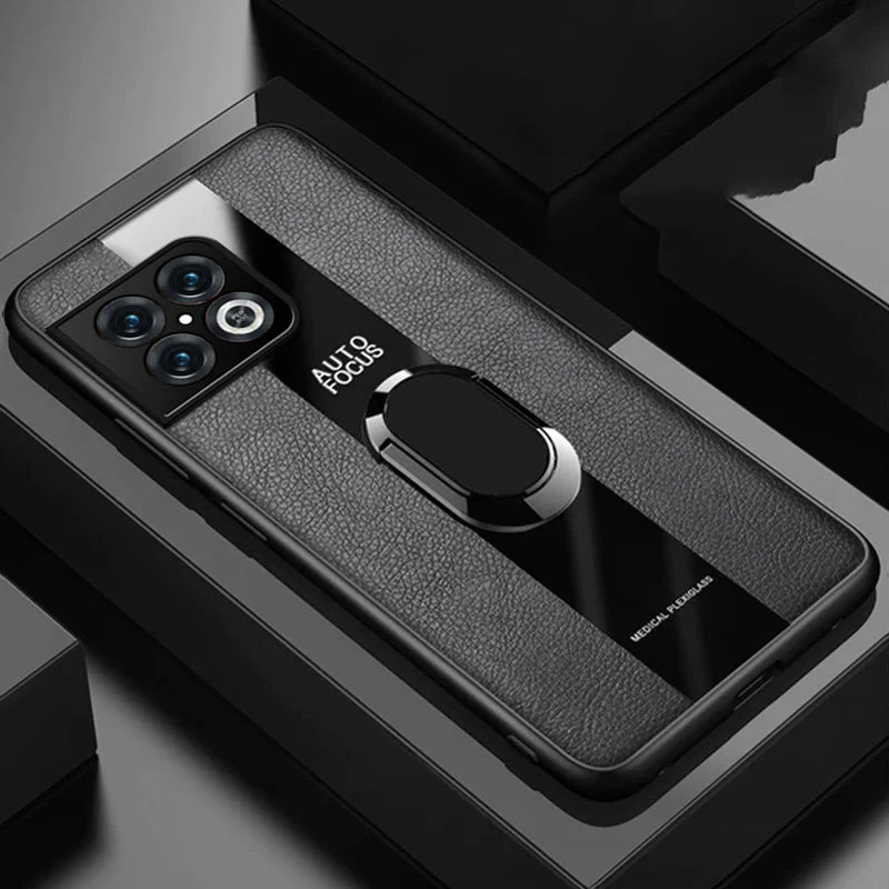 Plexiglass Luxury Leather Ring Case - OnePlus - Image 18