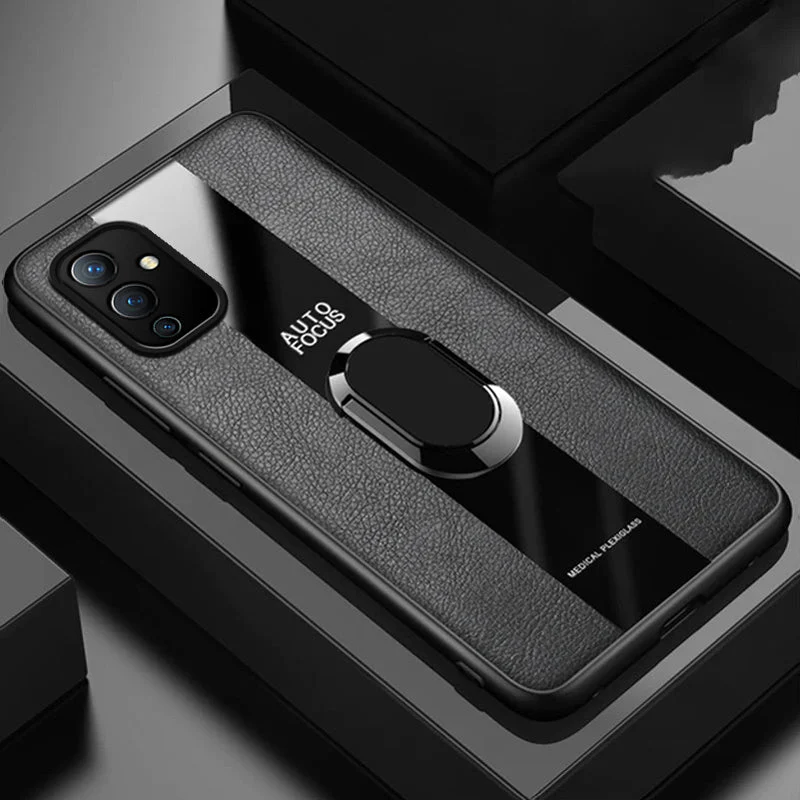 Plexiglass Luxury Leather Ring Case - OnePlus - Image 31