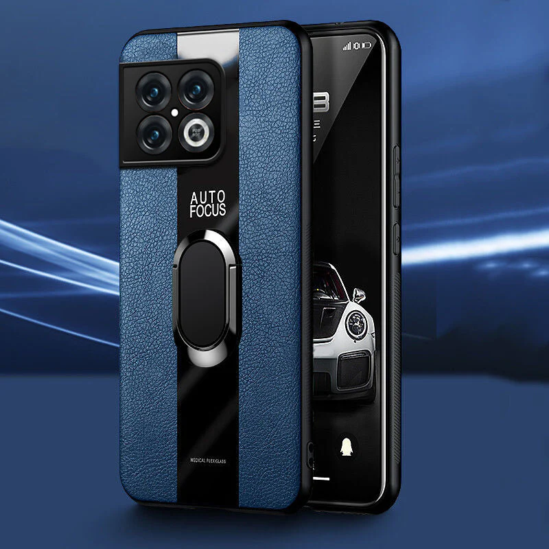 Plexiglass Luxury Leather Ring Case - OnePlus - Image 46