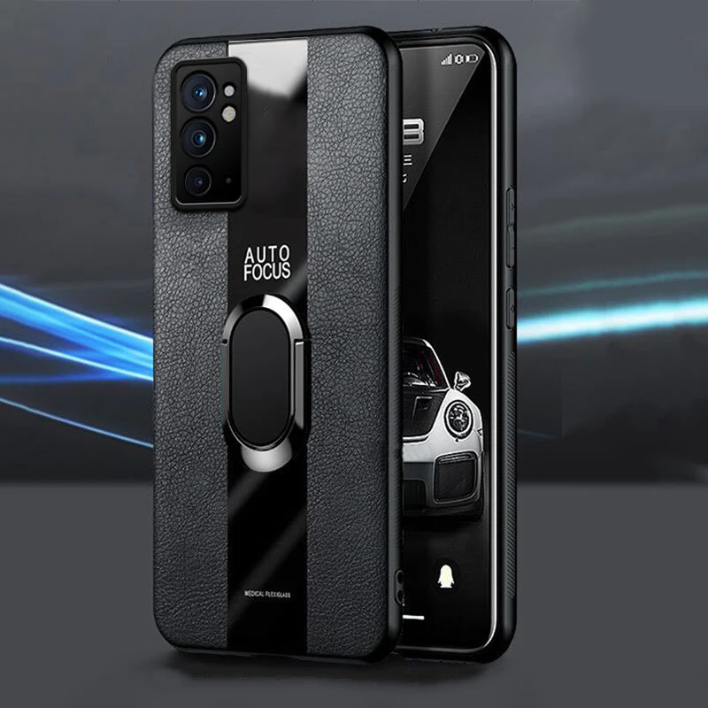 Plexiglass Luxury Leather Ring Case - OnePlus - Image 50