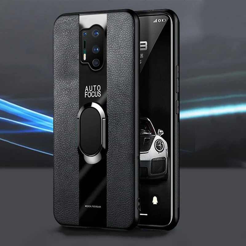 Plexiglass Luxury Leather Ring Case - OnePlus - Image 59
