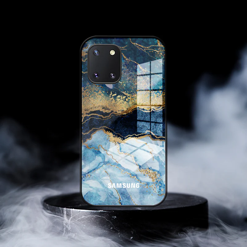 Dark Ocean Pattern Glass Case - Samsung - Image 6