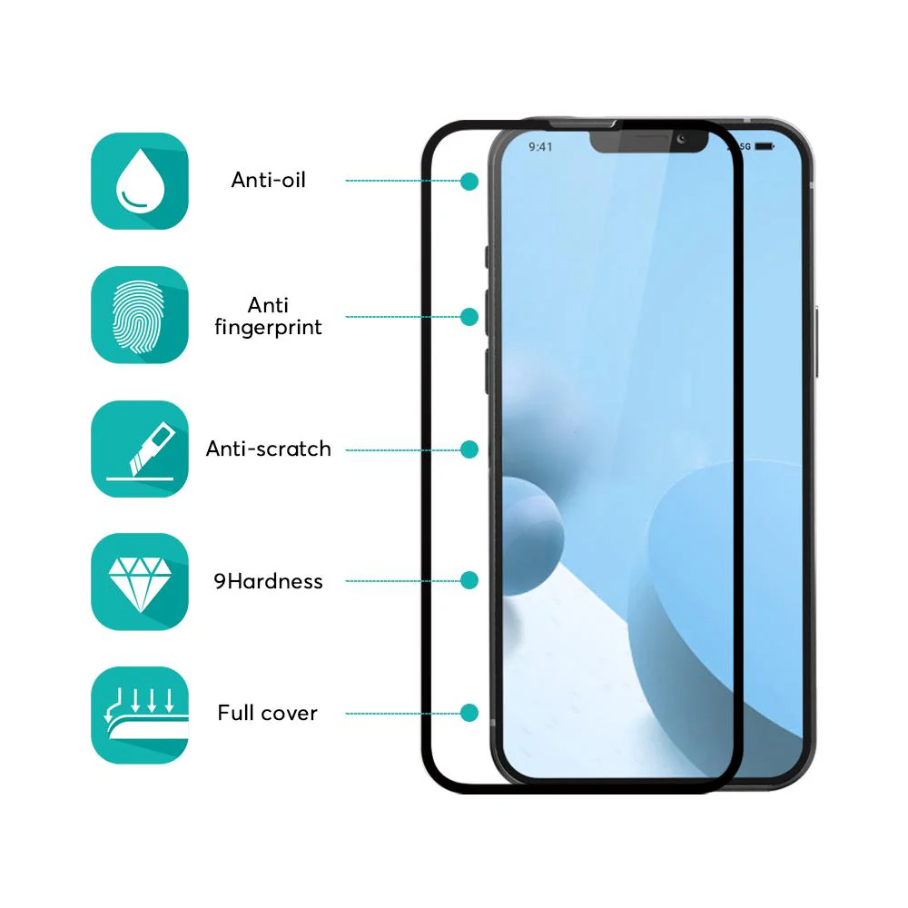 iPhone 13 Series Ultra HD Tempered Glass [Set of 2] - Image 7