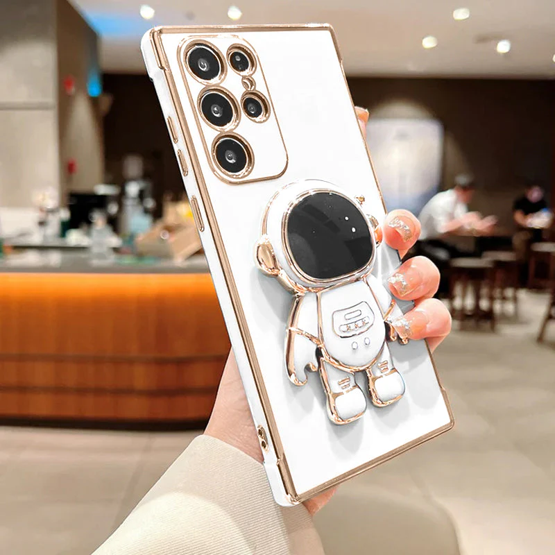 Galaxy S22 Plus Luxurious Astronaut Bracket Case - Image 7