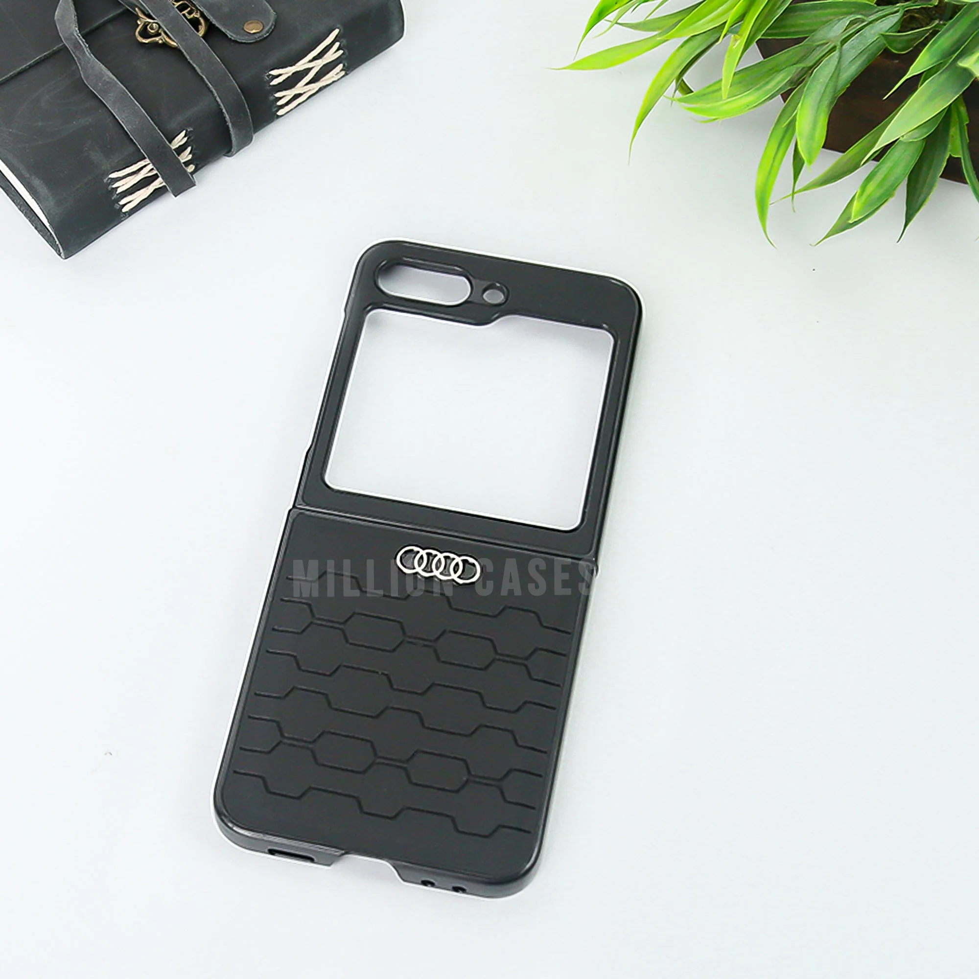 Galaxy Z Flip5 Audi Logo Pattern Case - Image 5