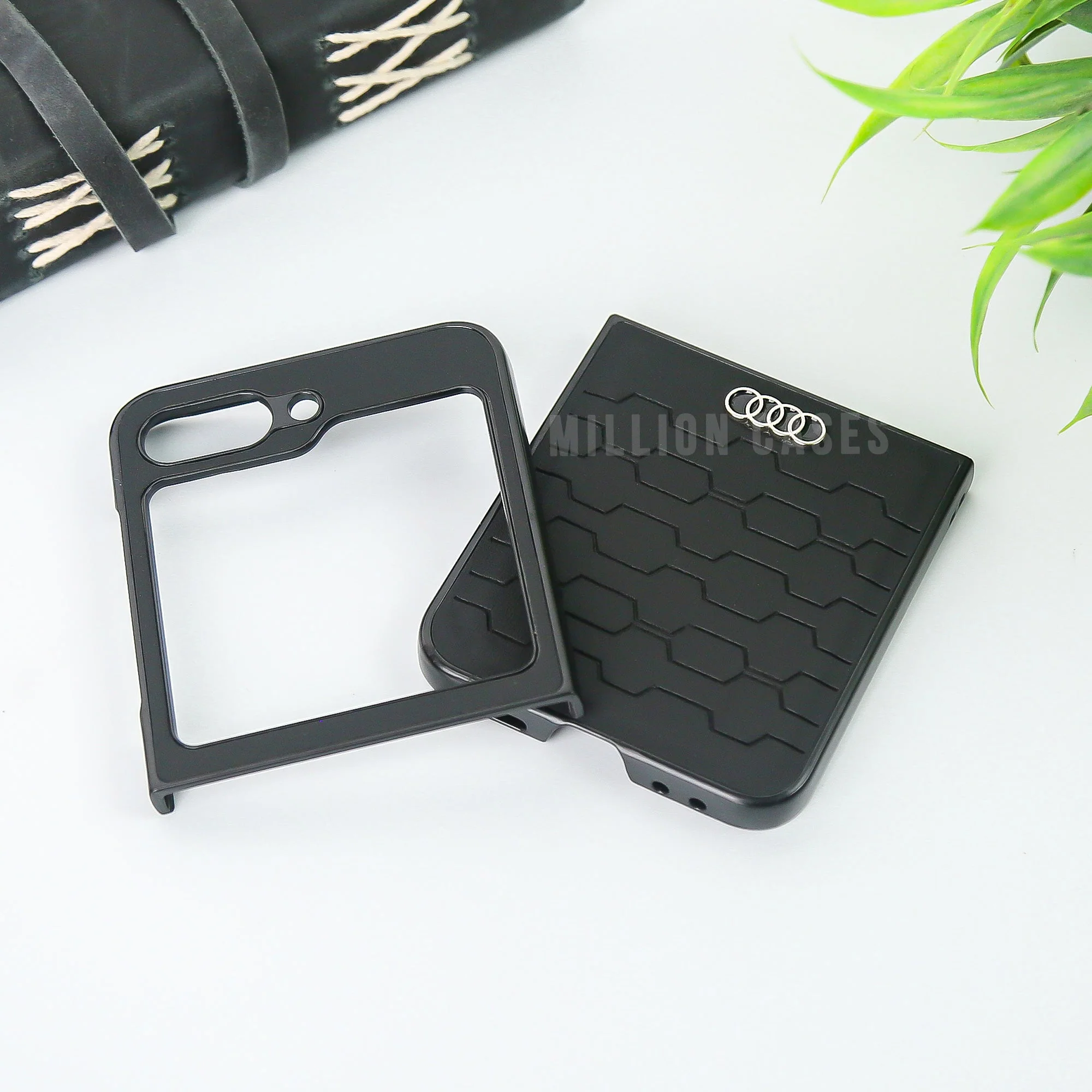 Galaxy Z Flip5 Audi Logo Pattern Case - Image 6