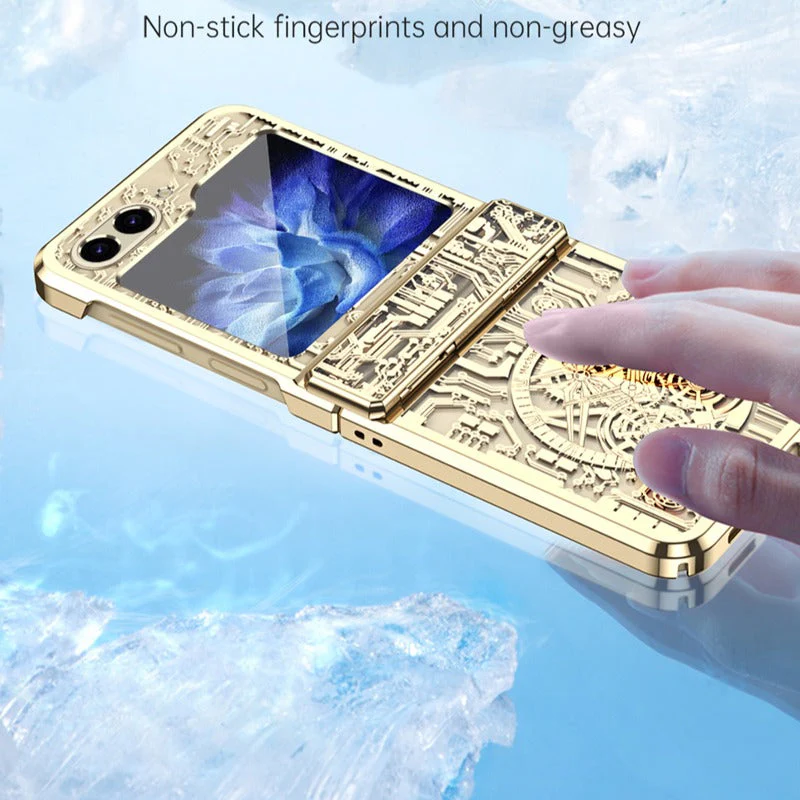 Galaxy Z Flip Series Mechanical Integrated Electroplating Case - Image 4