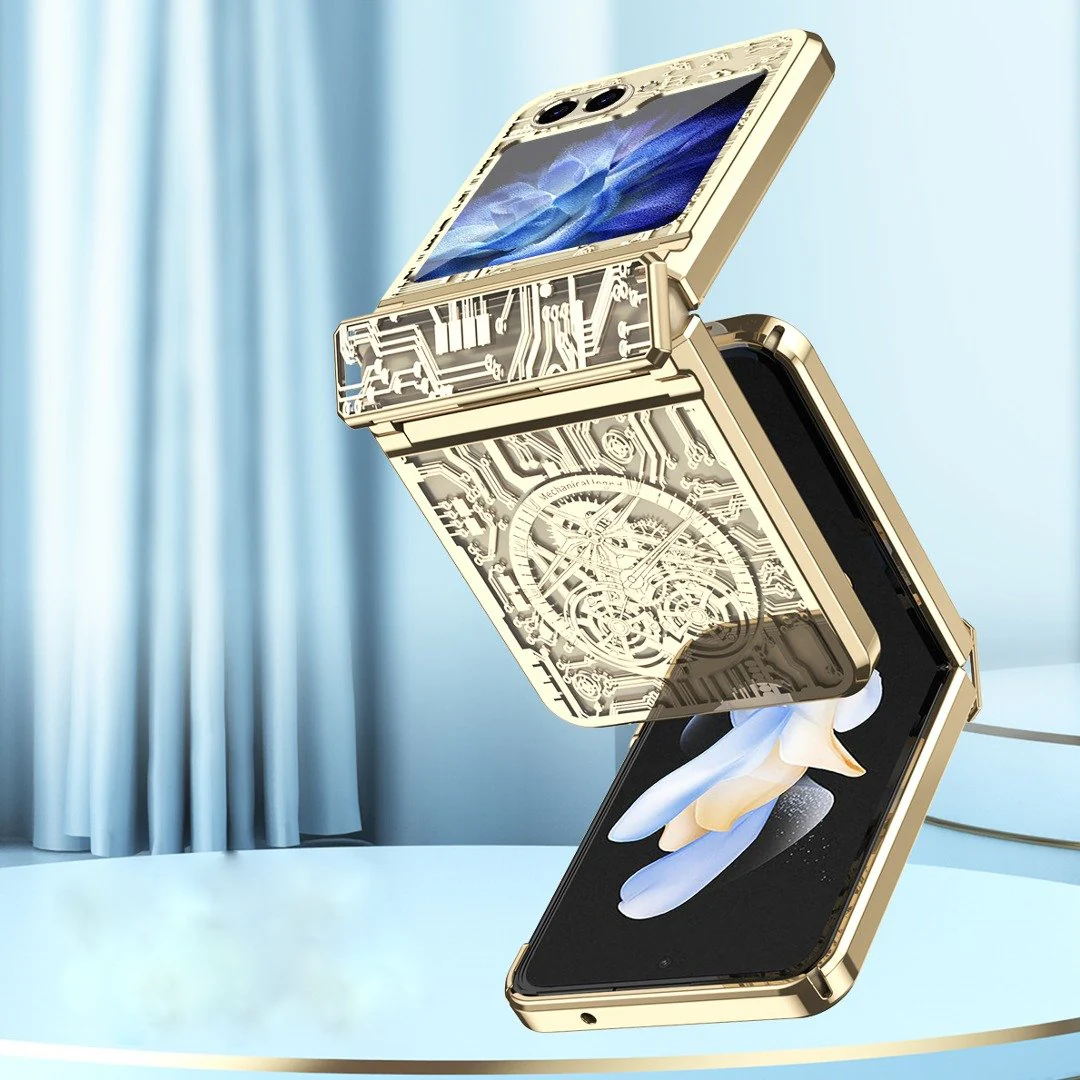 Galaxy Z Flip Series Mechanical Integrated Electroplating Case - Image 5