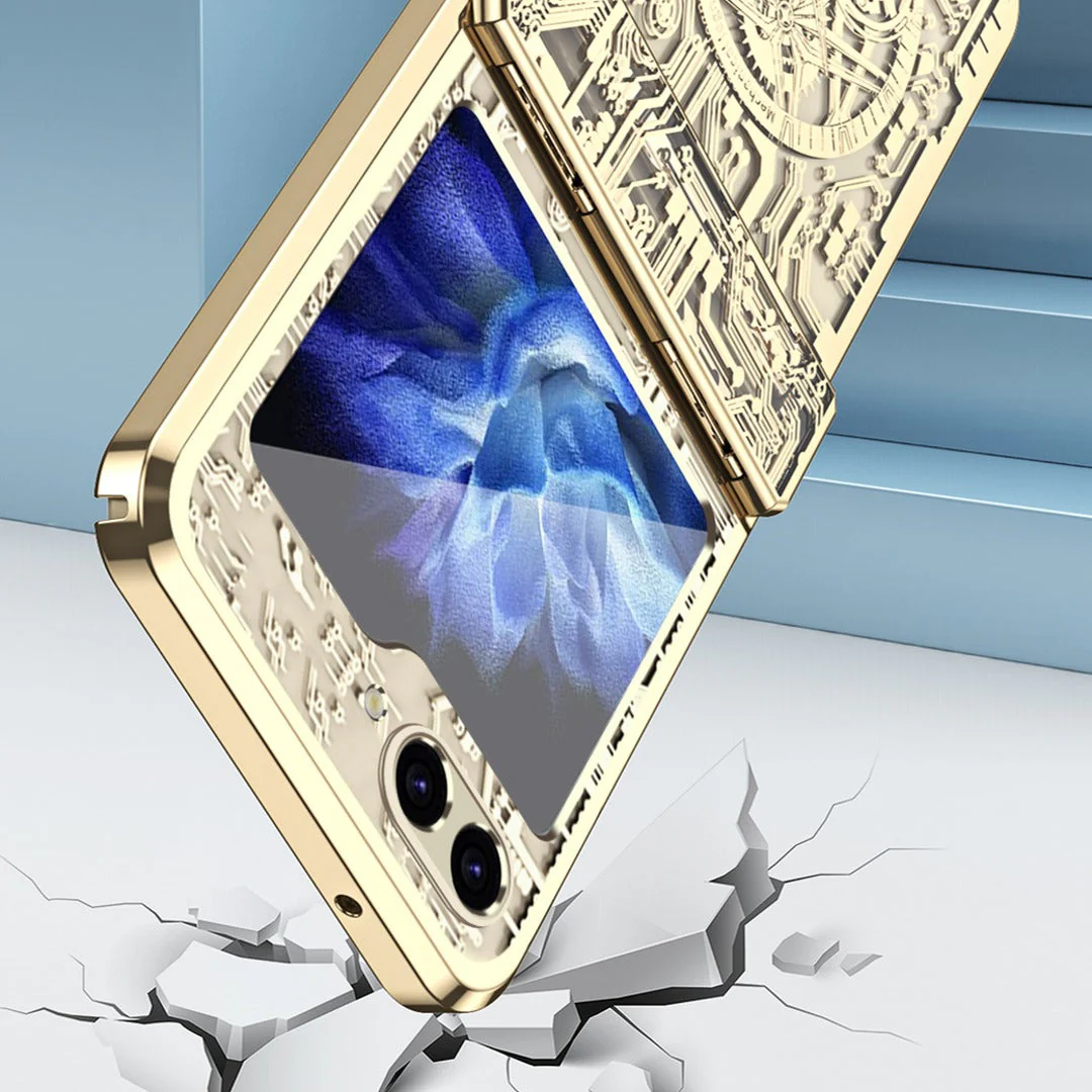 Galaxy Z Flip Series Mechanical Integrated Electroplating Case - Image 7