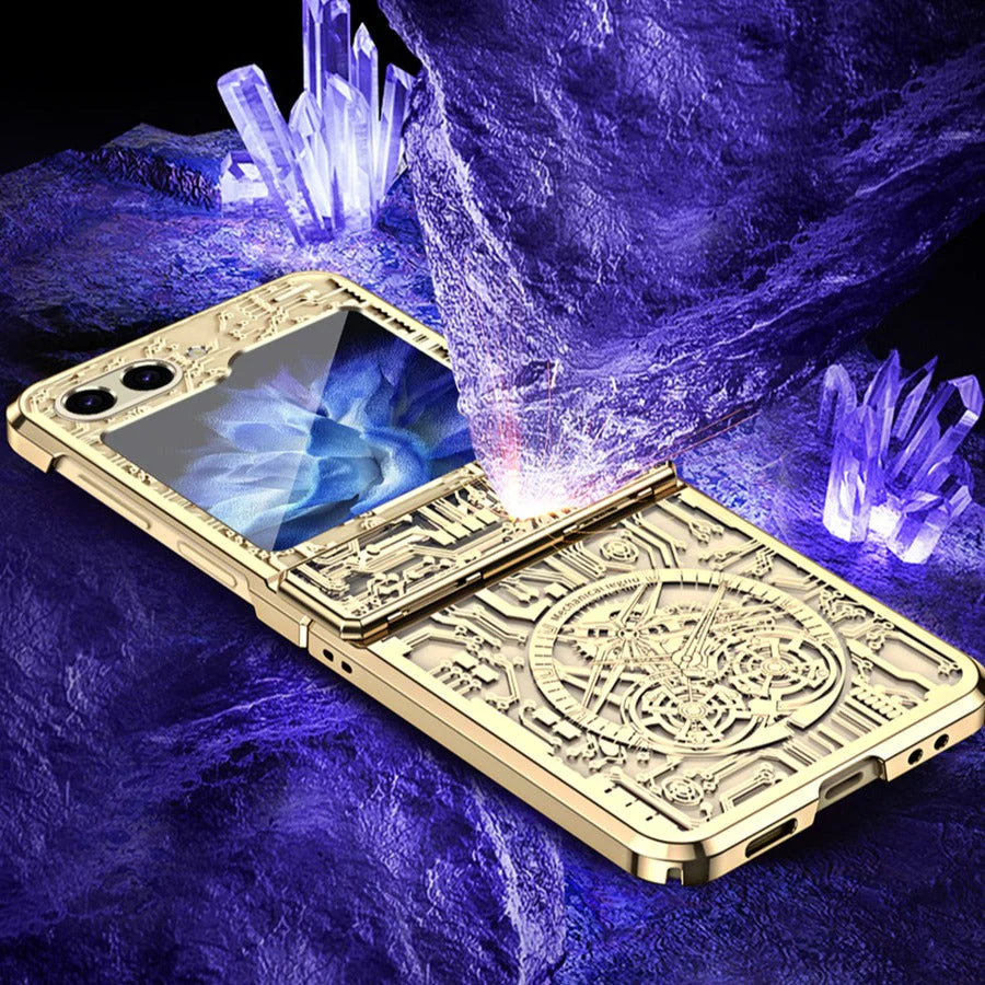 Galaxy Z Flip Series Mechanical Integrated Electroplating Case - Image 8