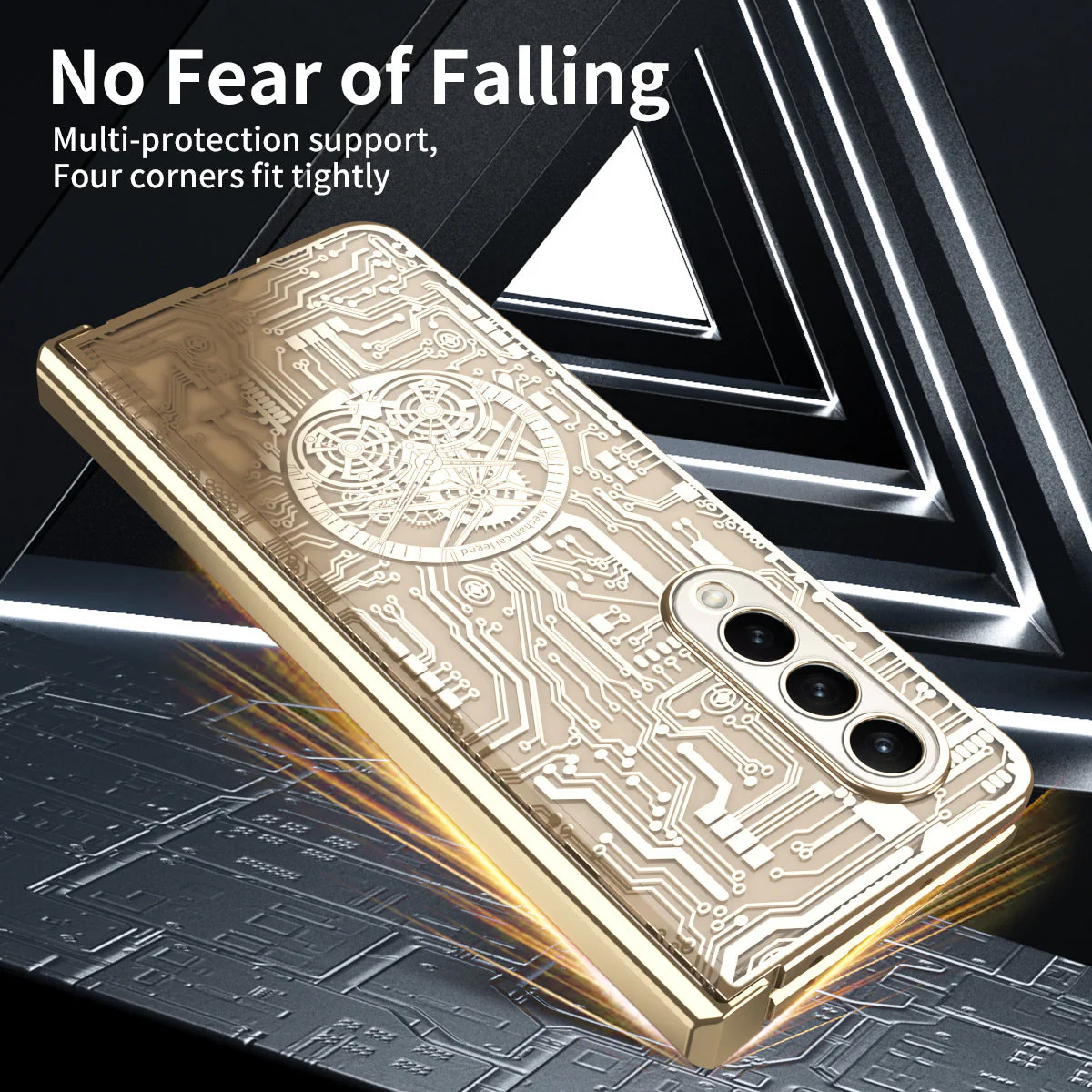 Galaxy Z Fold5 Mechanical Integrated Electroplating Case - Image 4