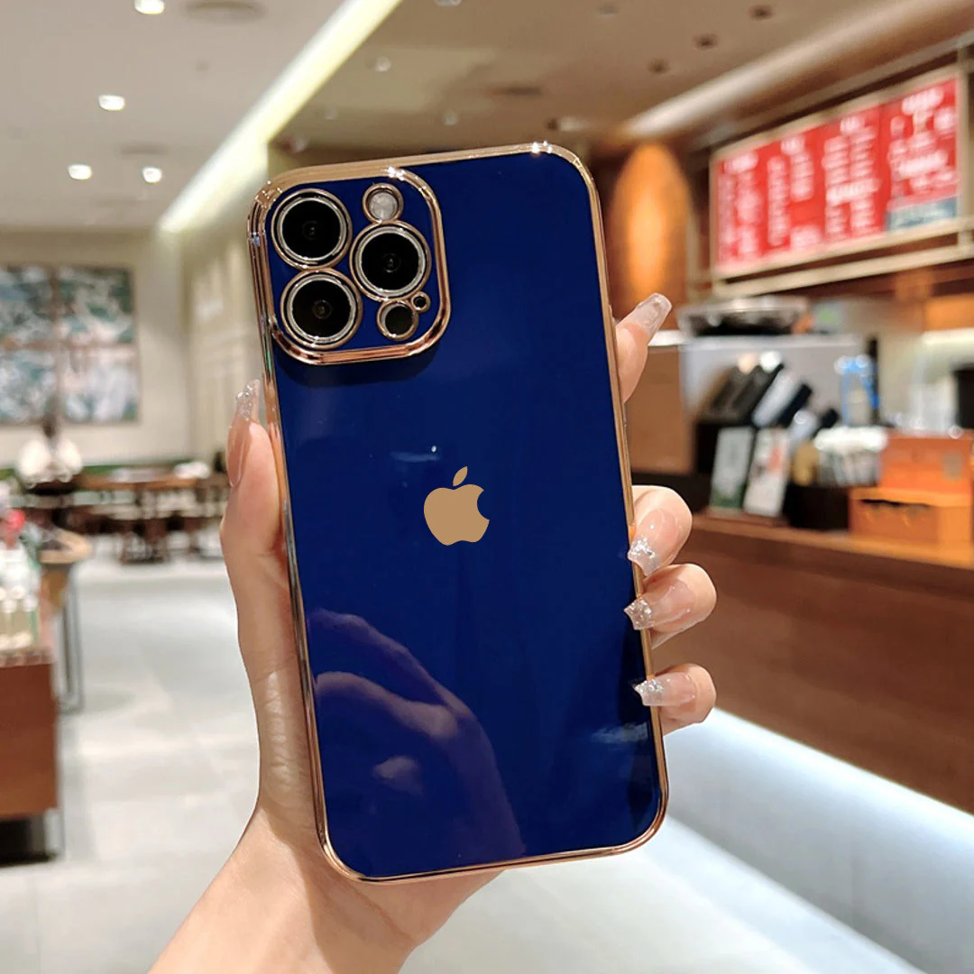 iPhone 12 Pro Max Soft Plating Camera Protection Case - Image 4