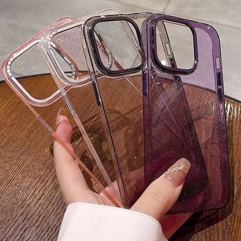 iPhone 14 Series Luxury Bling Transparent Case - Image 4