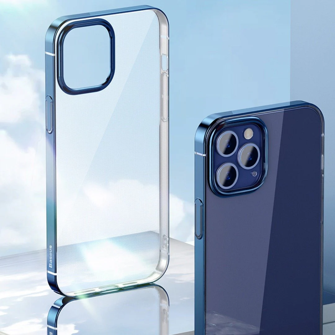iPhone 12 Pro Max Electroplating Silicone Transparent Glitter Case - Image 3