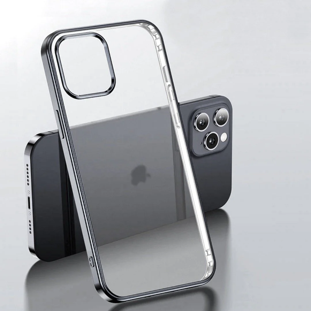 iPhone 12 Pro Max Electroplating Silicone Transparent Glitter Case - Image 4
