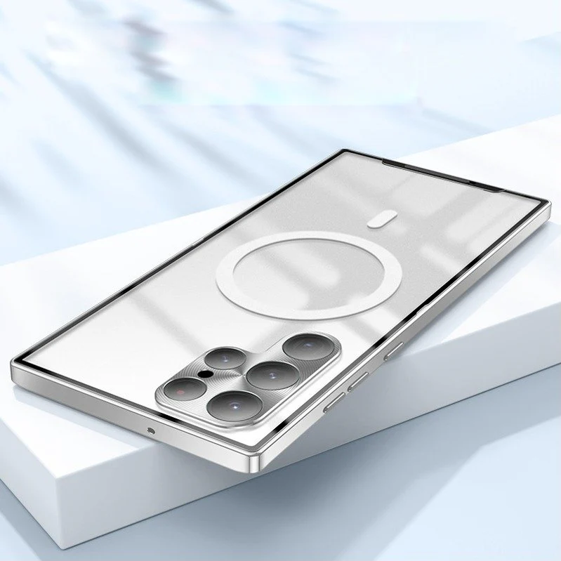 Luxury Ultra-Thin Magsafe Matte Metal Frame Case - Samsung - Image 10