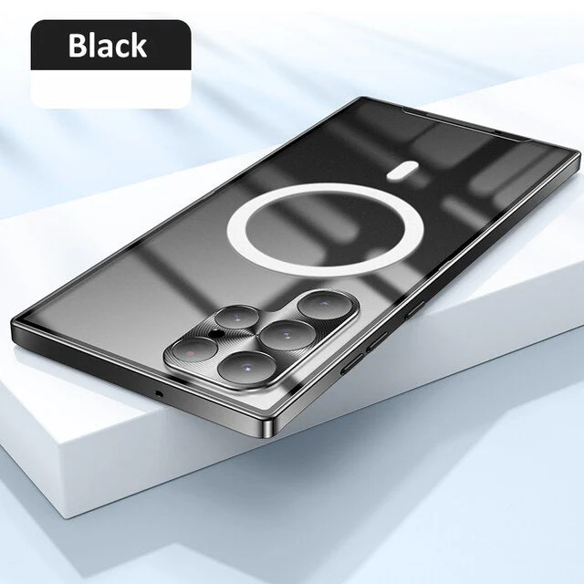Luxury Ultra-Thin Magsafe Matte Metal Frame Case - Samsung - Image 5