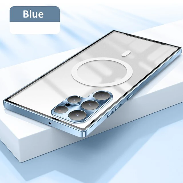 Luxury Ultra-Thin Magsafe Matte Metal Frame Case - Samsung - Image 7