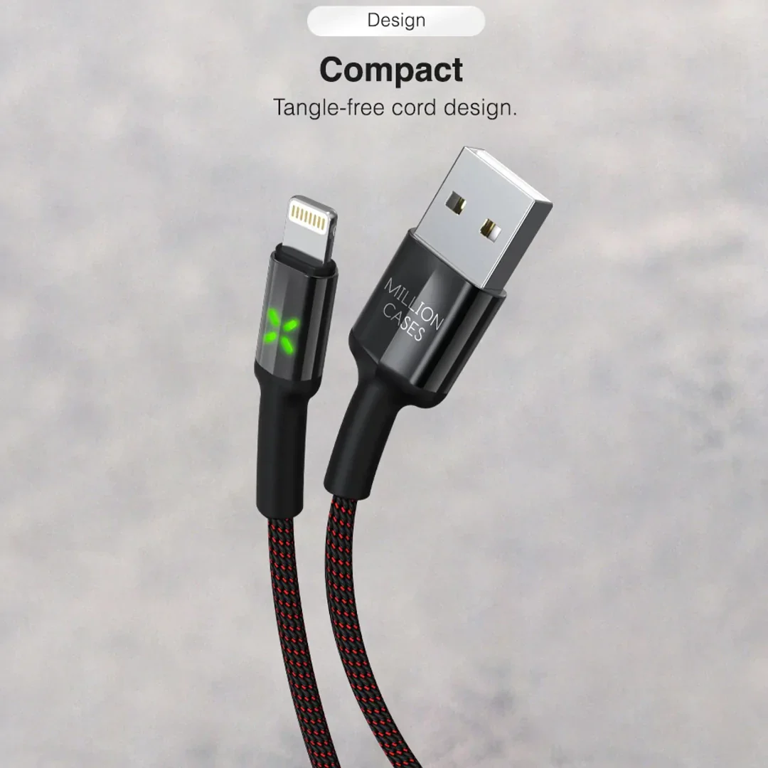 Million Cases - Auto Disconnect Quick Charging Smart Lightning Cable - Image 5