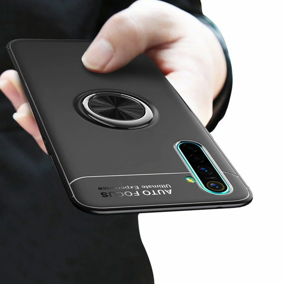 OnePlus 8 Series Metallic Finger Ring Holder Matte Case - Image 3