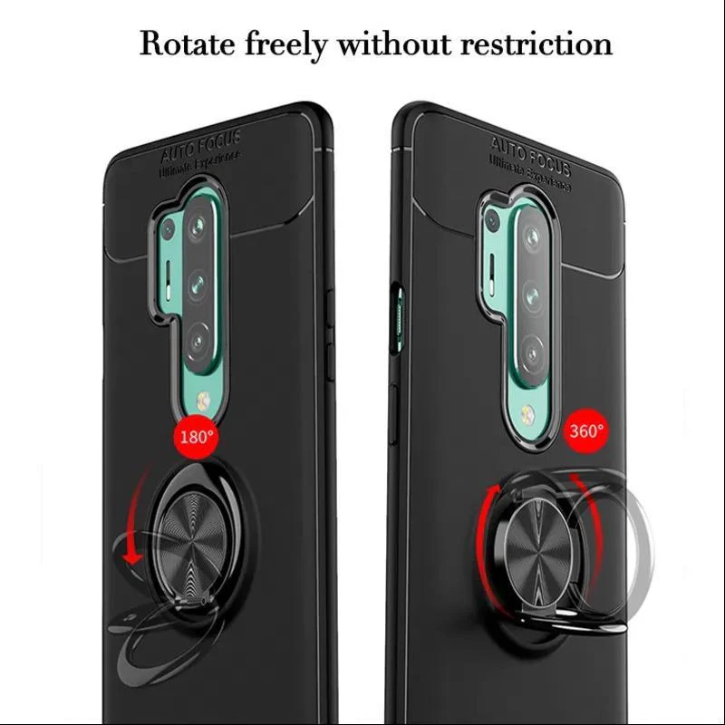 OnePlus 8 Series Metallic Finger Ring Holder Matte Case - Image 4