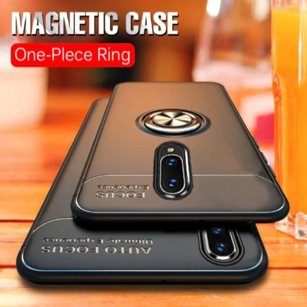 OnePlus 8 Series Metallic Finger Ring Holder Matte Case - Image 5