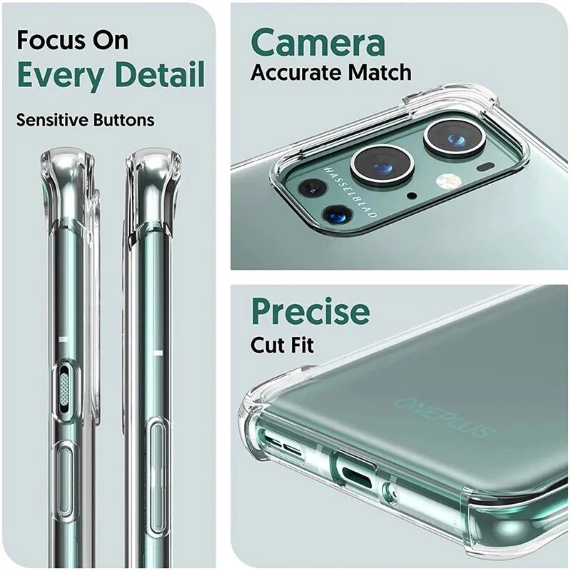 OnePlus 8 Series Anti-Knock TPU Transparent Case - Image 5