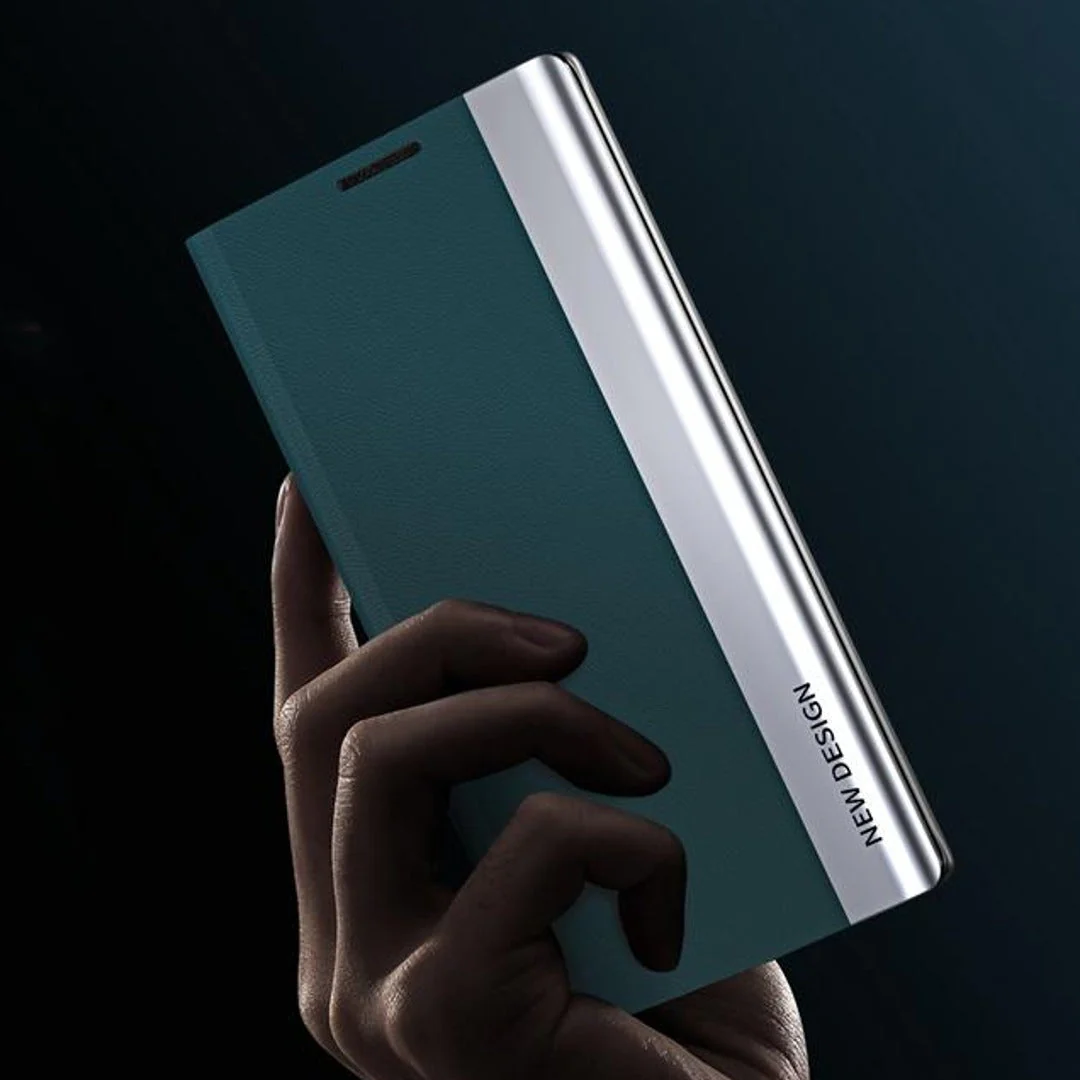 PU Leather Side Window Flip Case - Samsung - Image 4